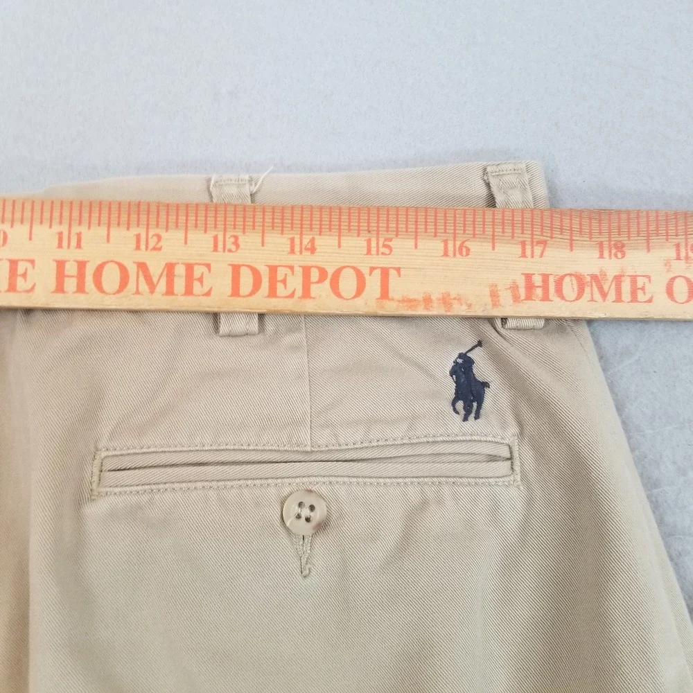 Polo Ralph Lauren Pants Mens 35x32 Khaki Prospect Pant Vintage 90s Cotton Chinos